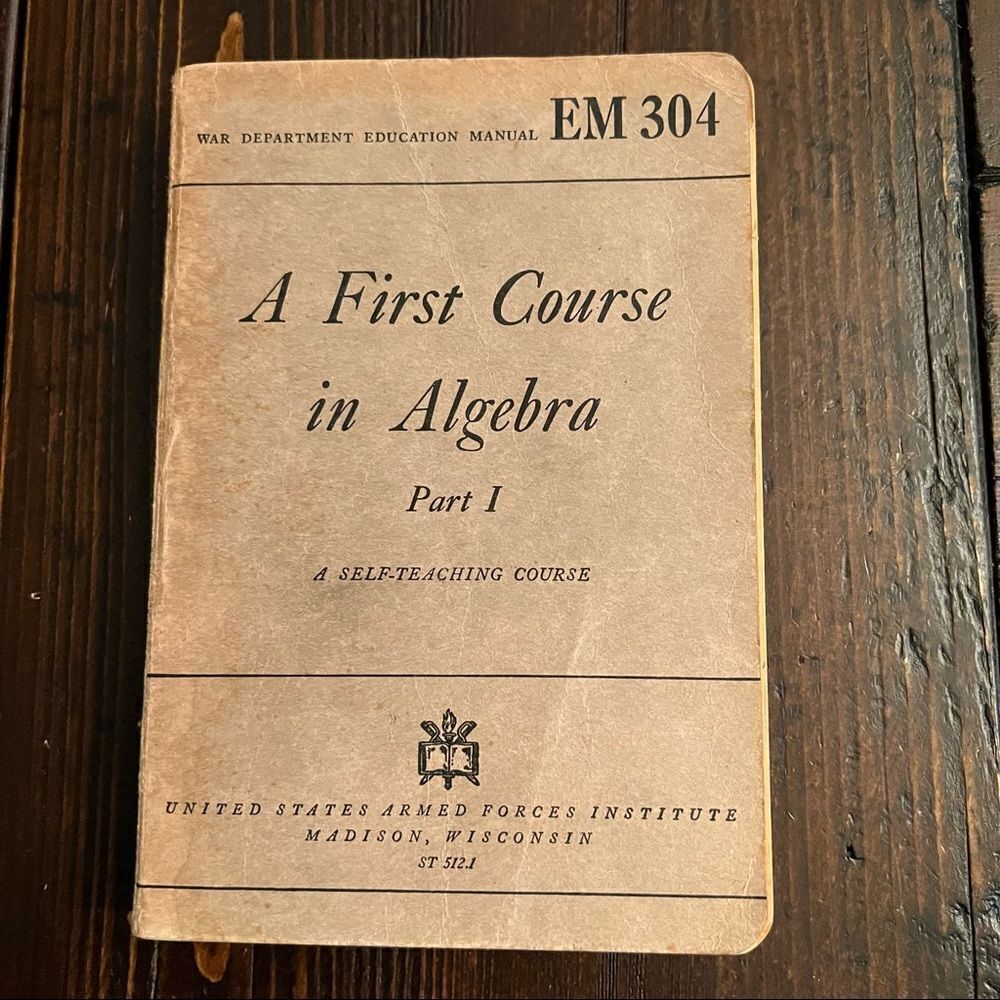 A First Course in Algebra Part 1